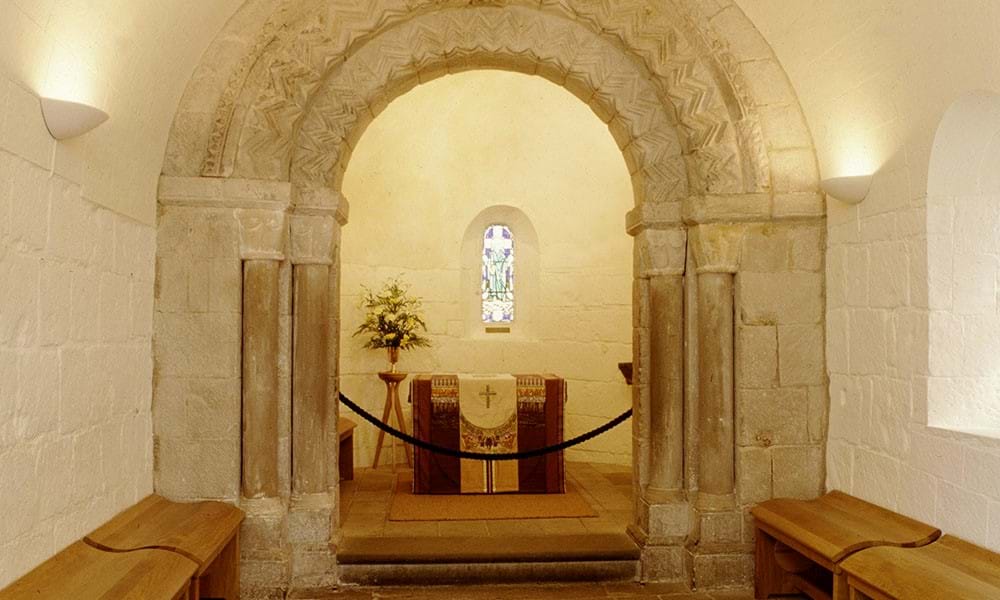 Interior view of St Margaret's Chapel