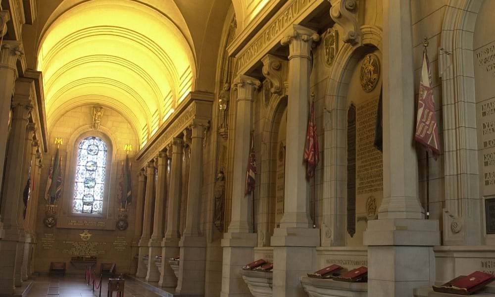 The Hall of Honour in the Scottish National War Memorial