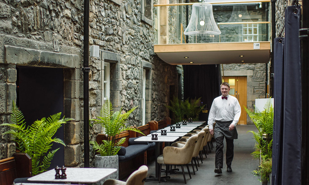 Exterior view of the Tea Rooms in Crown Square