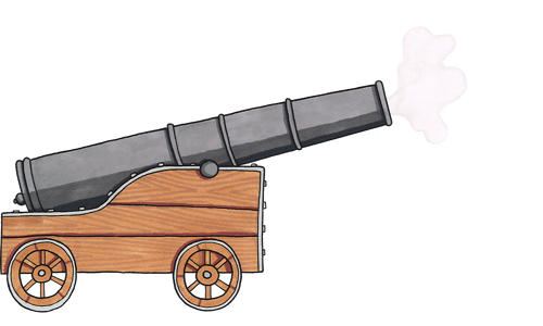 An illustration of a canon