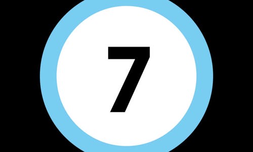 Number 7 on the Castle of Light trail