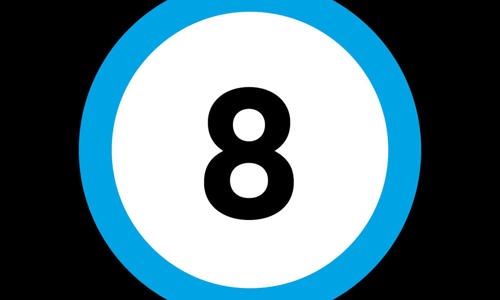 Number 8 on the Castle of Light trail