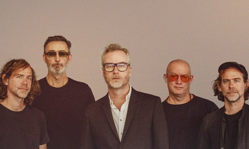 Portrait of the members of The National